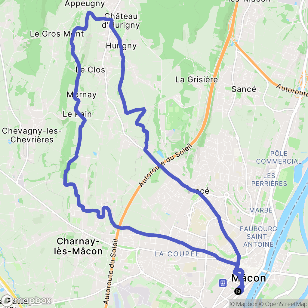 Macon: routekaart voor buitenactiviteiten - France