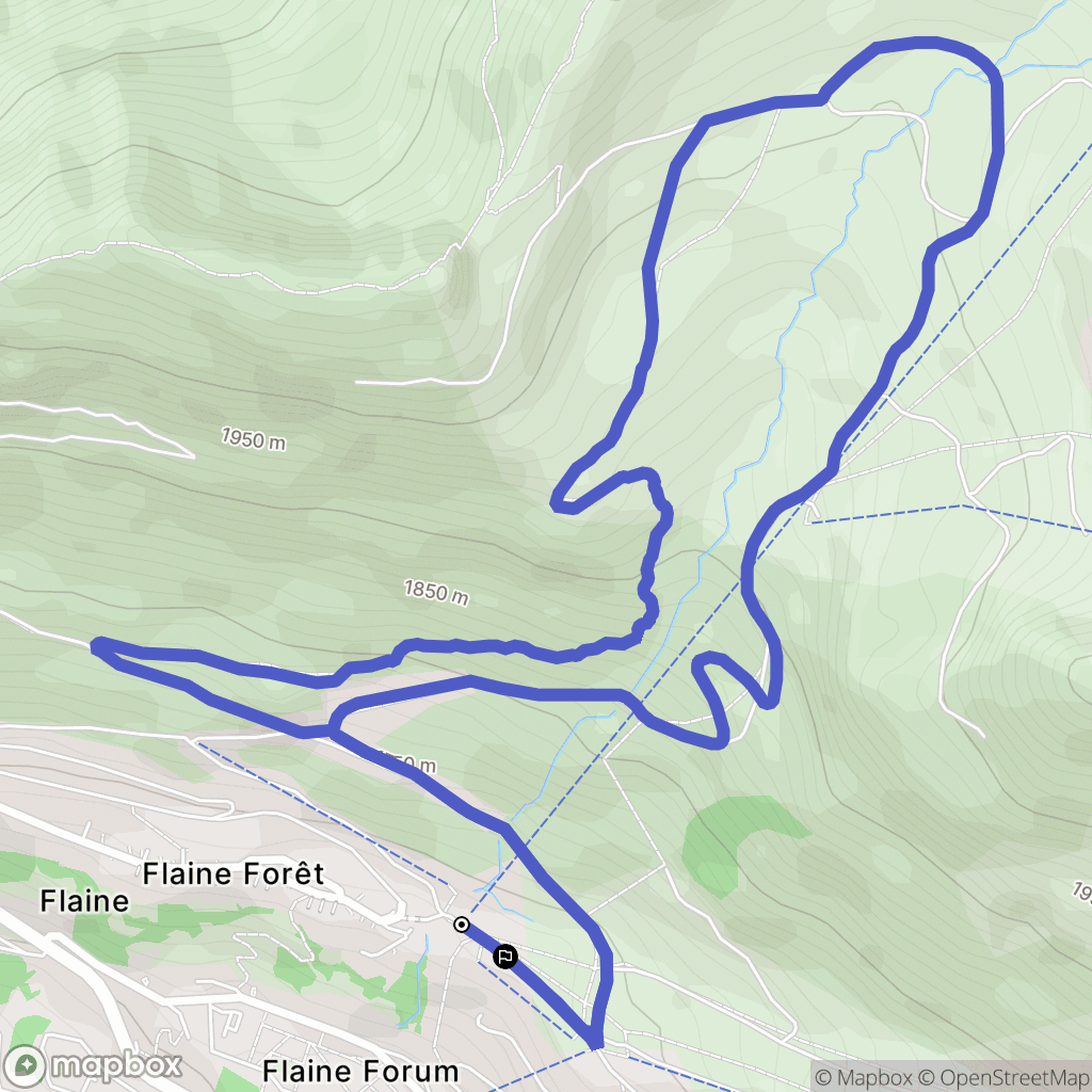 Flaine: routekaart voor buitenactiviteiten - France