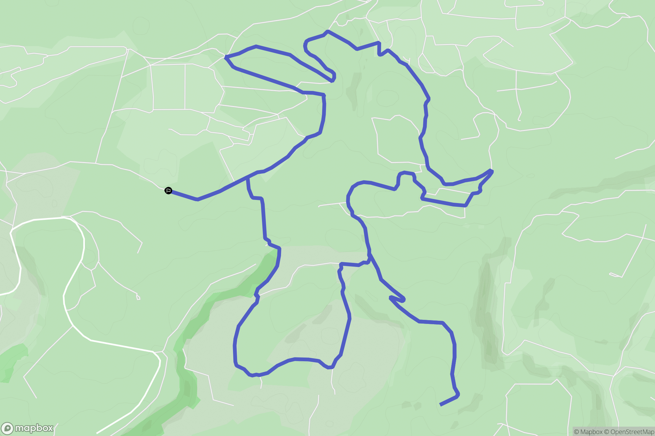 Armissan : carte du parcours de randonnée - France