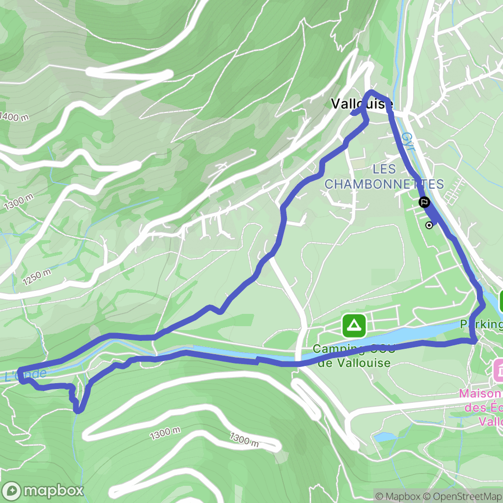 Vallouise-Pelvoux (Vallouise): routekaart voor buitenactiviteiten - France