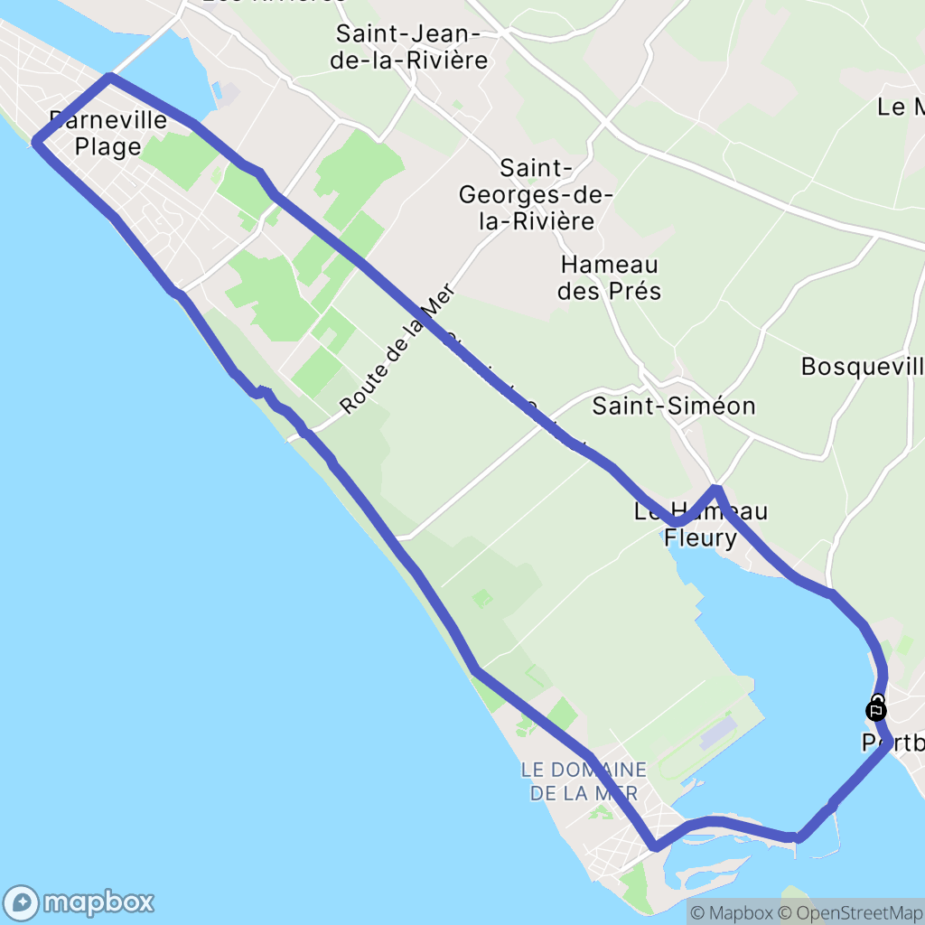 Portail : carte du parcours de randonnée - France