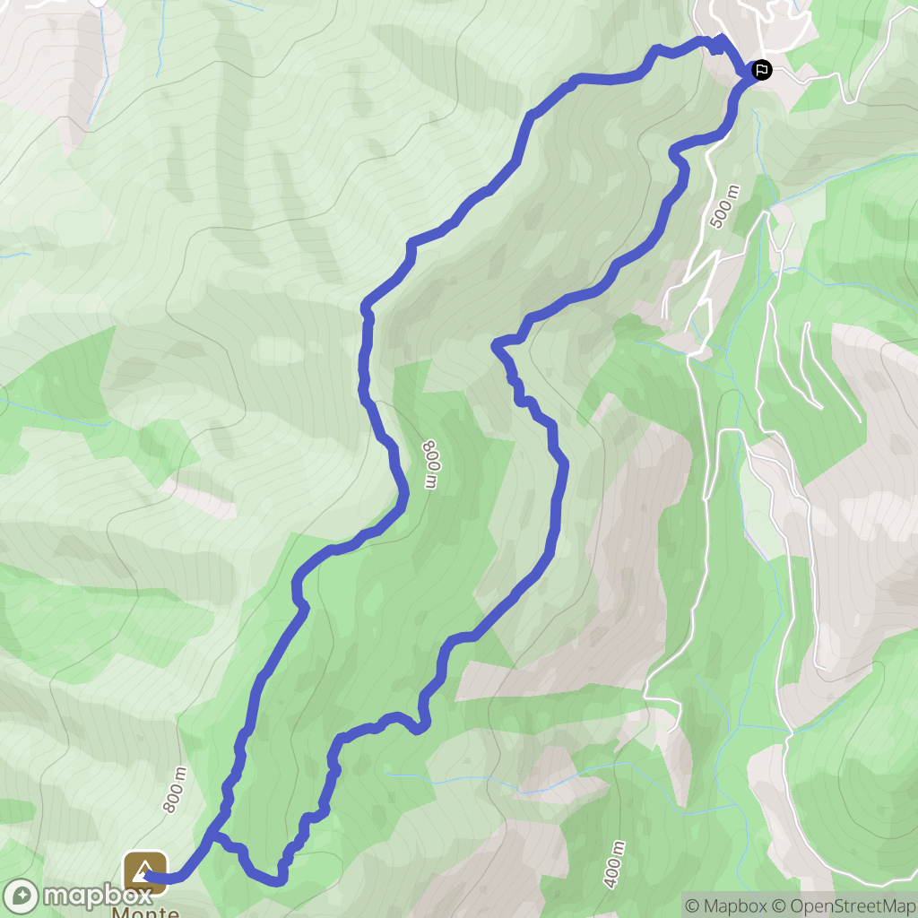 Pedi Morella : carte du parcours de randonnée - France