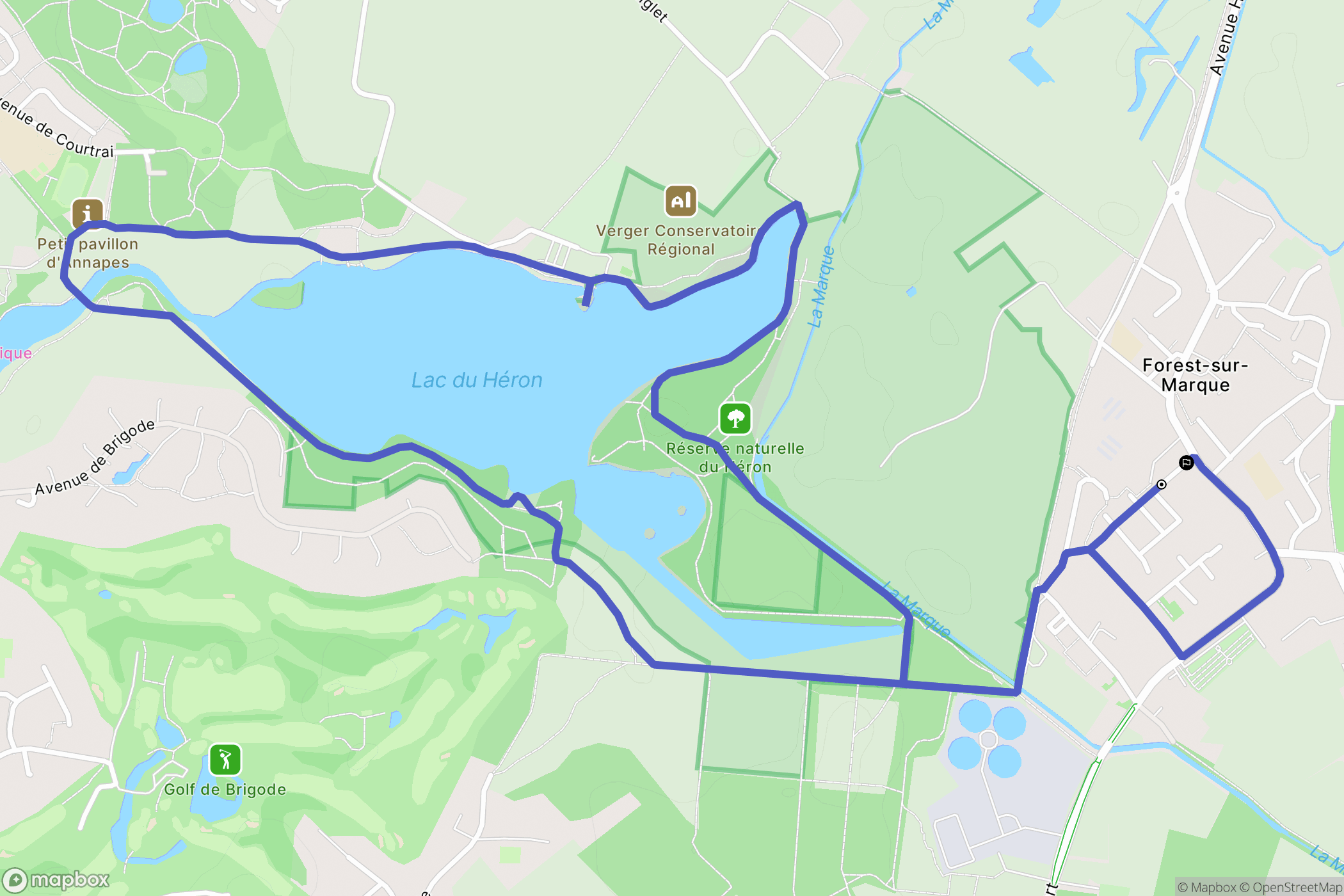 Forest-sur-Marque: routekaart voor buitenactiviteiten - France