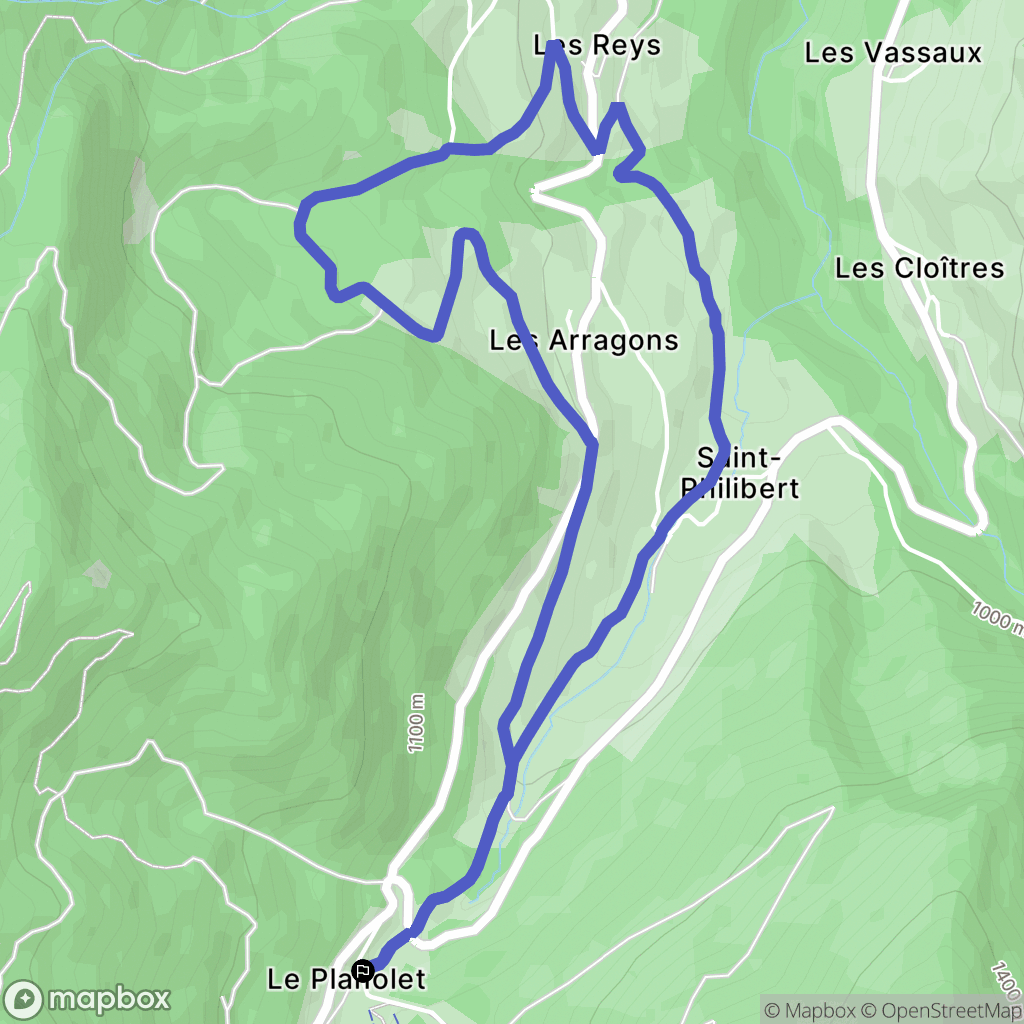 Saint-Pierre-d'Entremont: routekaart voor buitenactiviteiten - France