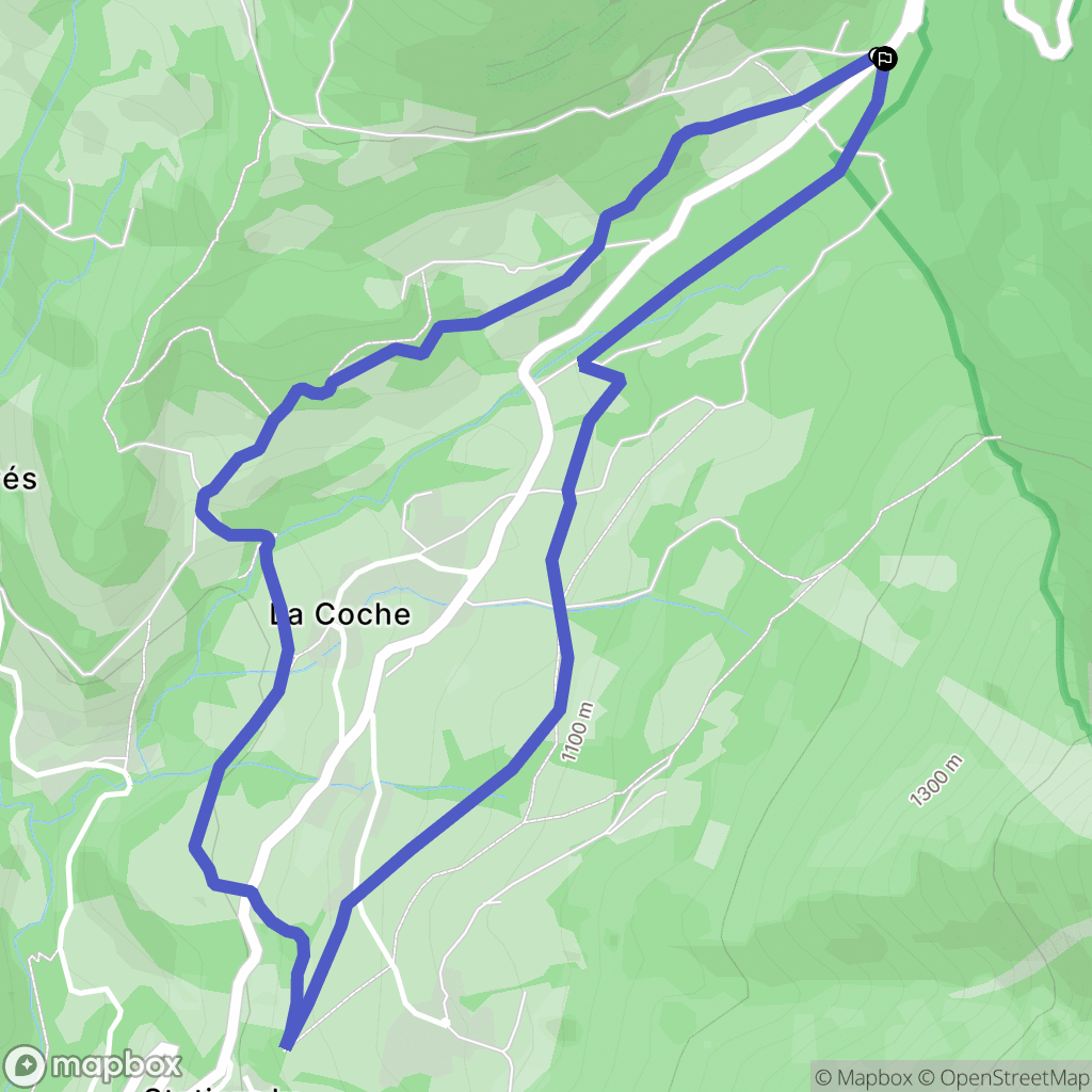Apremont : carte du parcours de randonnée - France