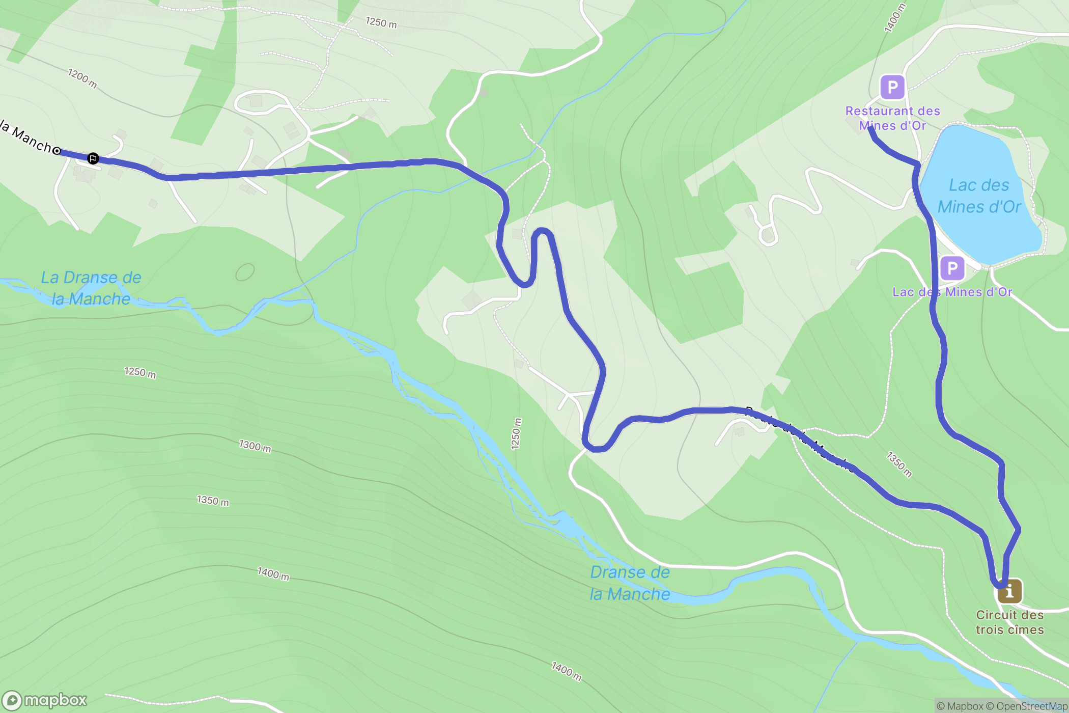Erigné, Morzine: routekaart voor buitenactiviteiten - France