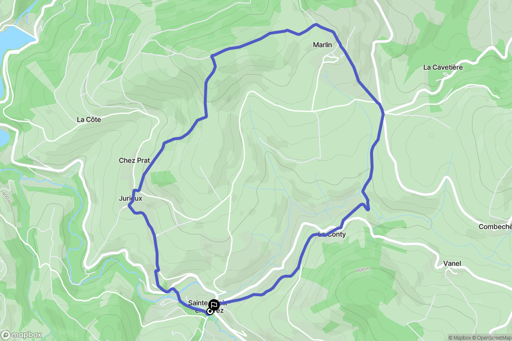 Sainte-Croix-en-Jarez: routekaart voor buitenactiviteiten - France