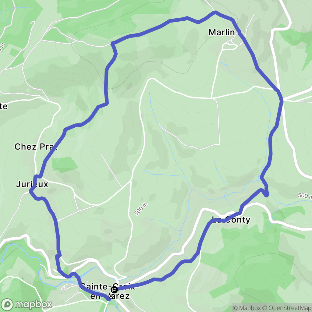 Sainte-Croix-en-Jarez: routekaart voor buitenactiviteiten - France