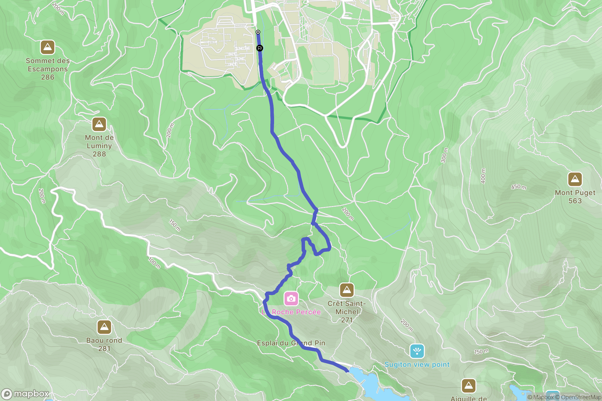 Luminy: routekaart voor buitenactiviteiten - France