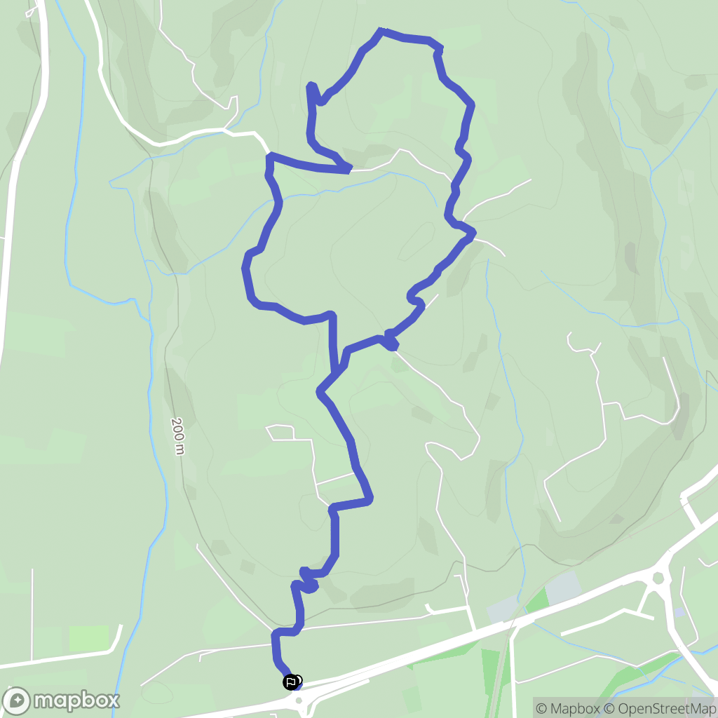 Villemagne-l'Argentière : carte du parcours de randonnée - France