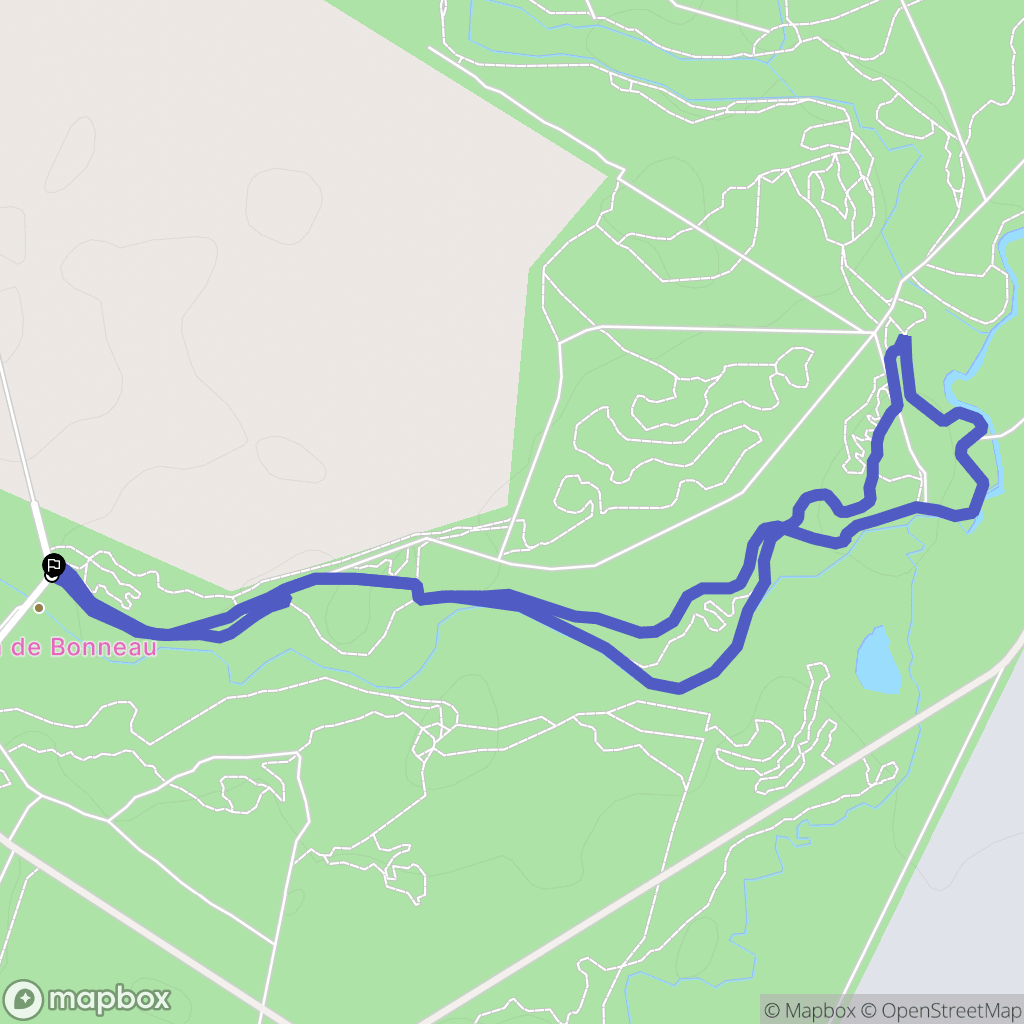 Saint-Médard-en-Jalles : carte du parcours de randonnée - France