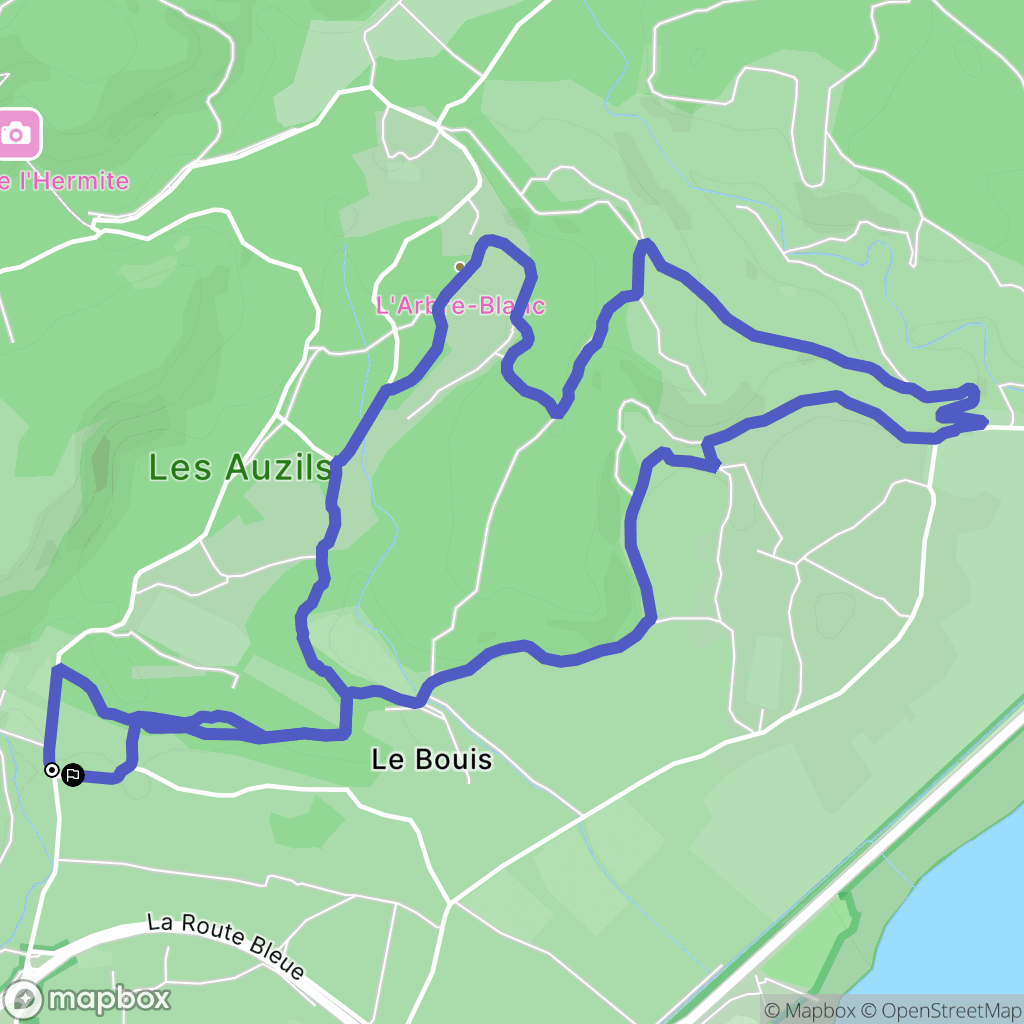 Gruissan : carte du parcours de randonnée - France