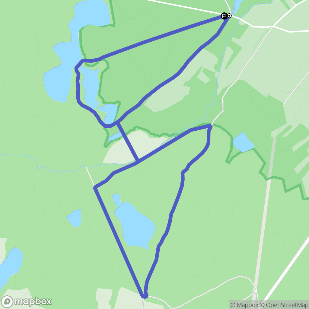 Saint-Germain : carte du parcours de randonnée - France