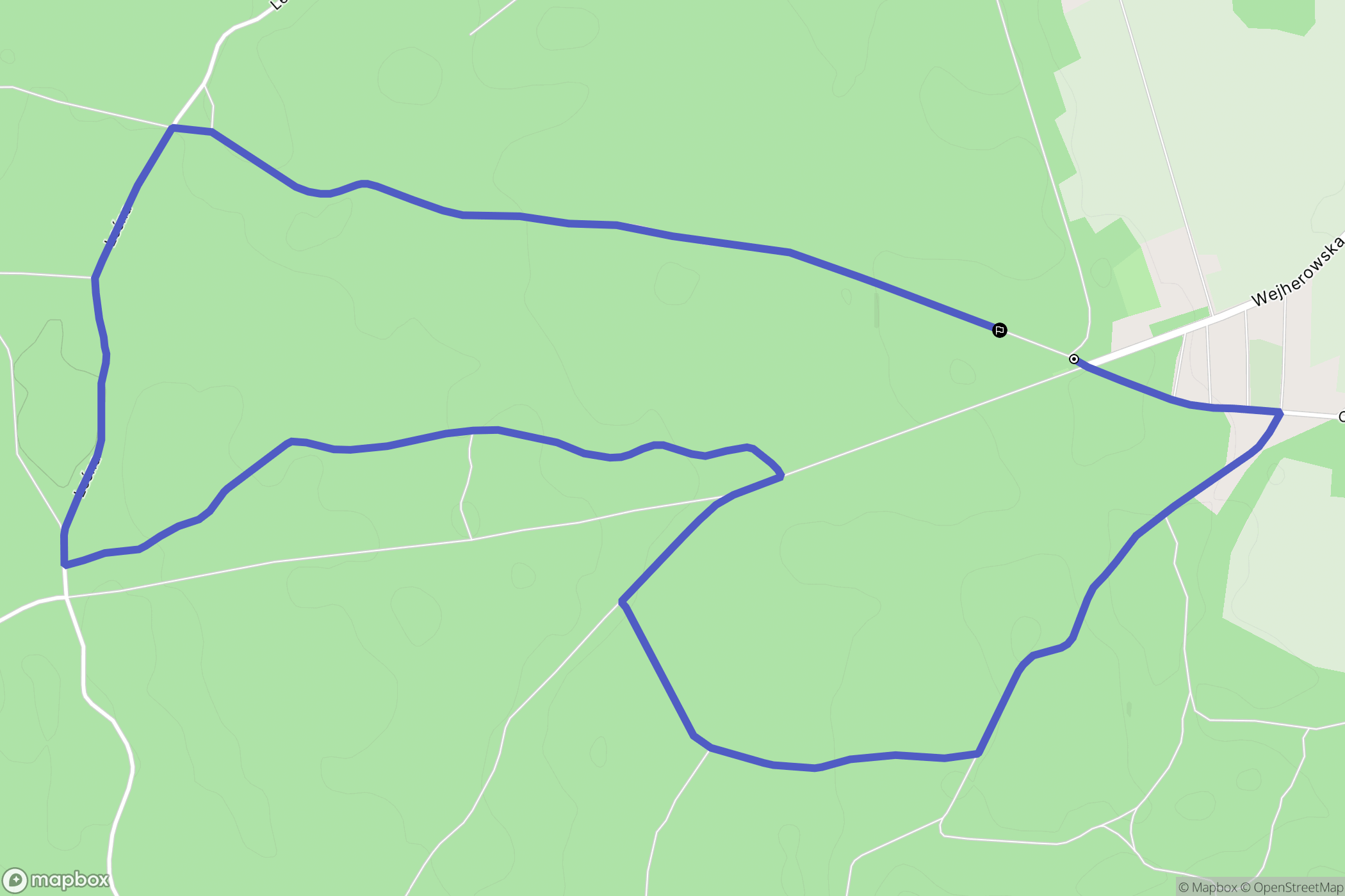 Sławutowo: mapa trasy - Poland