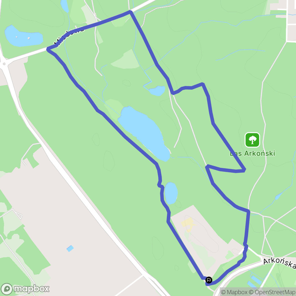 Szczecin: mapa trasy - Poland