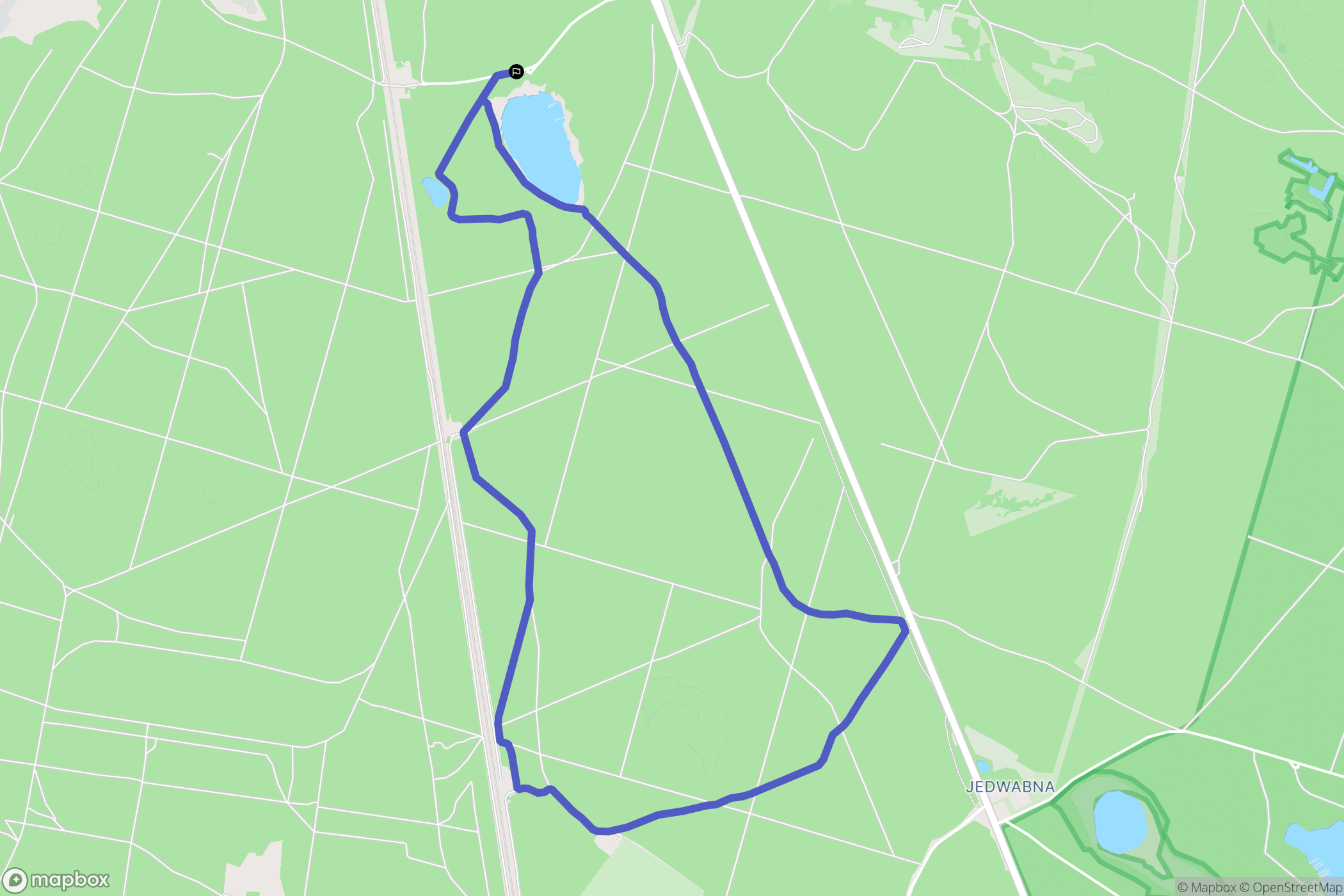 Włocławek: mapa trasy - Poland