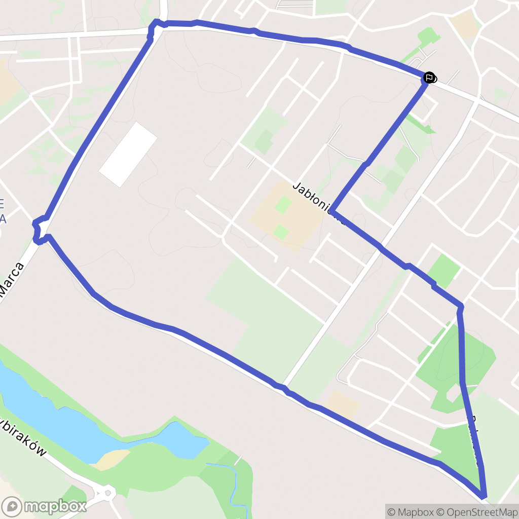 Koszalin: mapa trasy - Poland