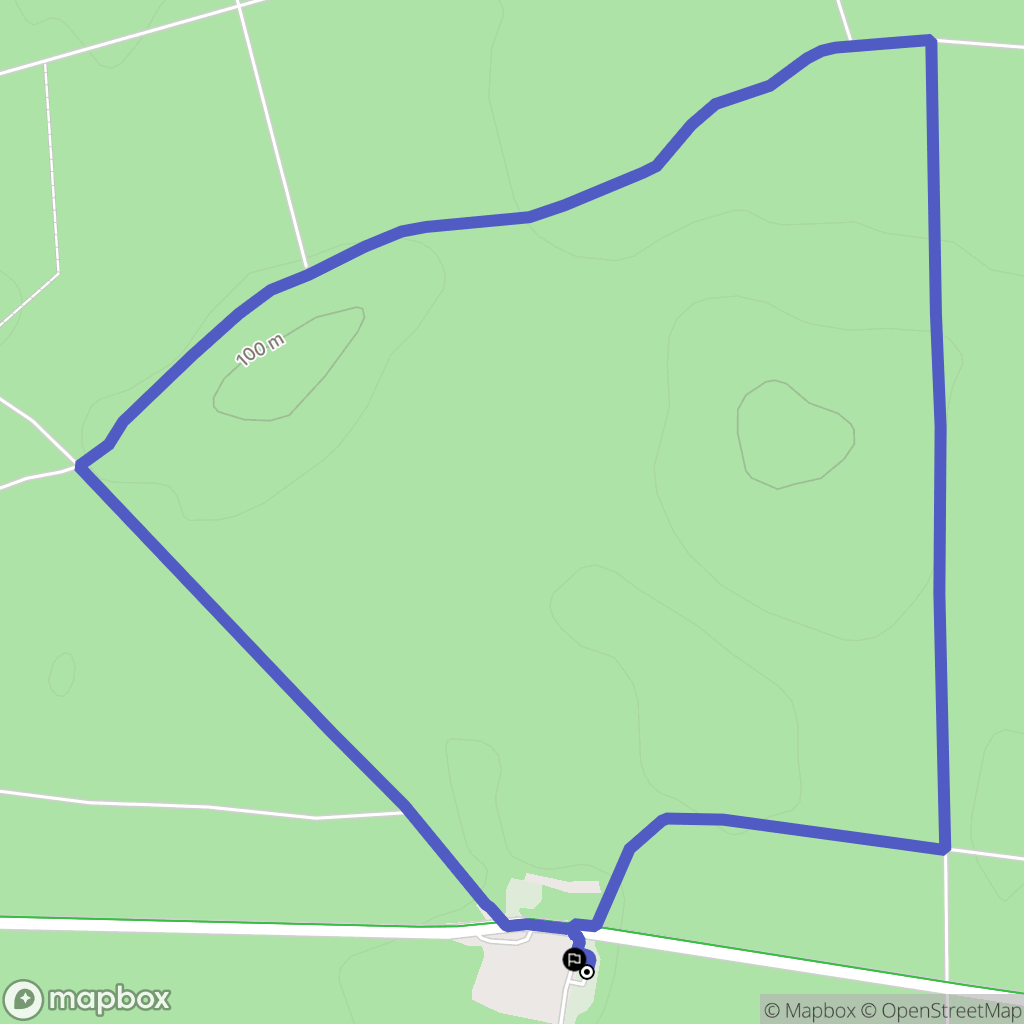 Nowa Wieś: mapa trasy - Poland