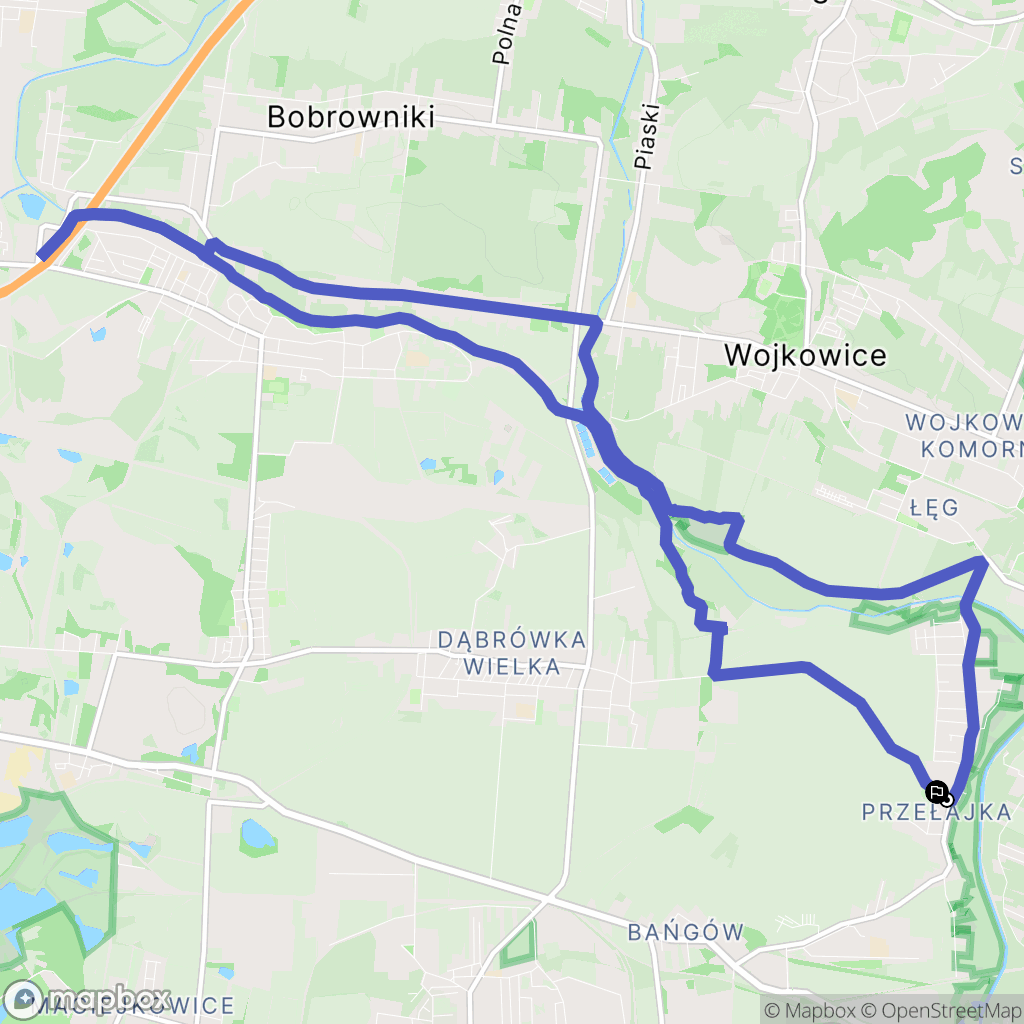 Siemianowice Śląskie: mapa trasy - Poland