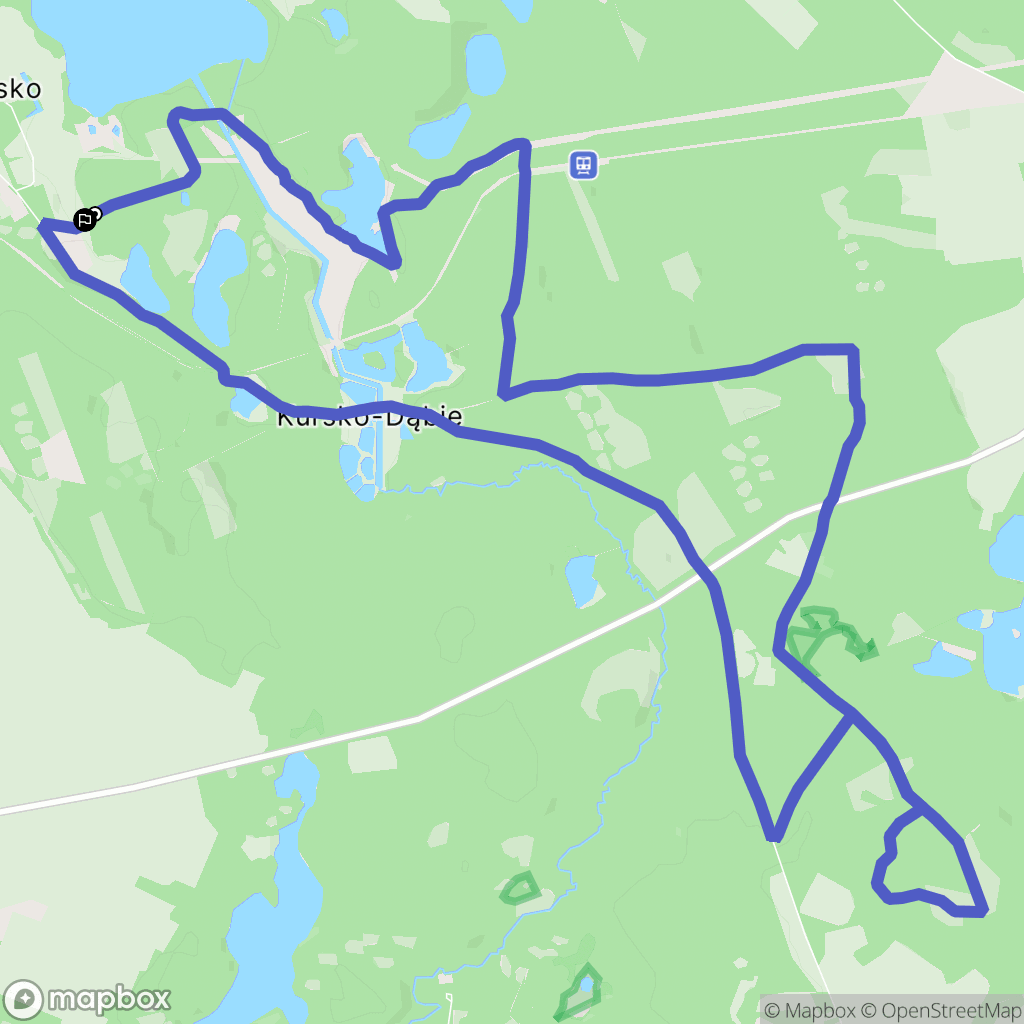 Kursko: mapa trasy - Poland