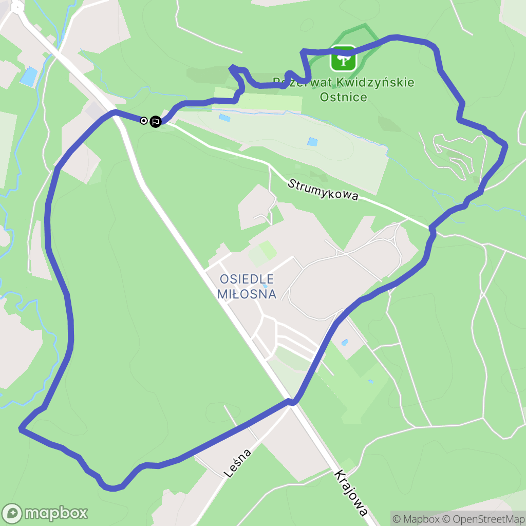 Kwidzyn: mapa trasy - Poland