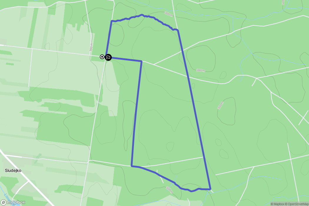 Boronów: mapa trasy - Poland