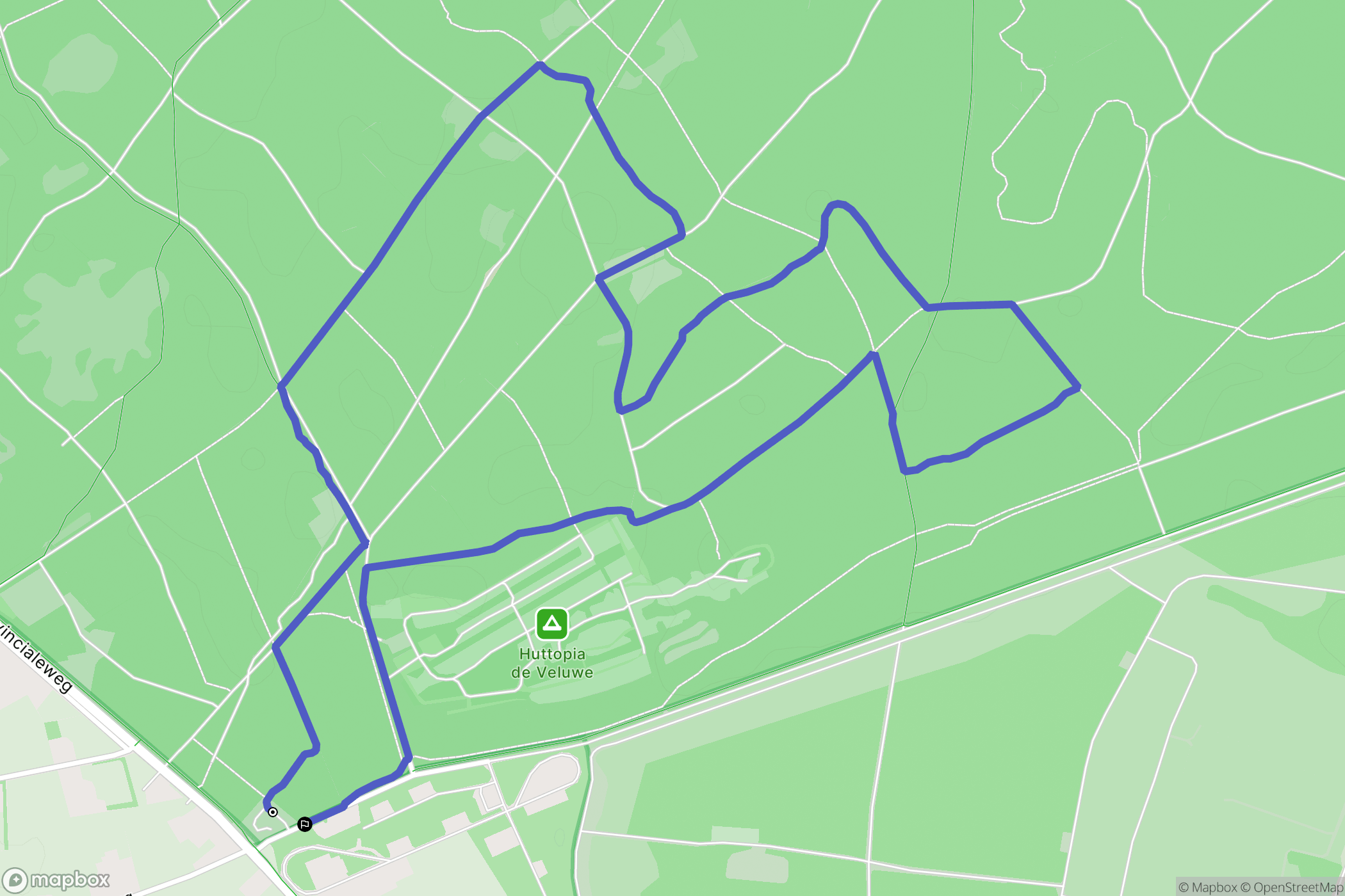 Kootwijk: routekaart voor buitenactiviteiten - Netherlands