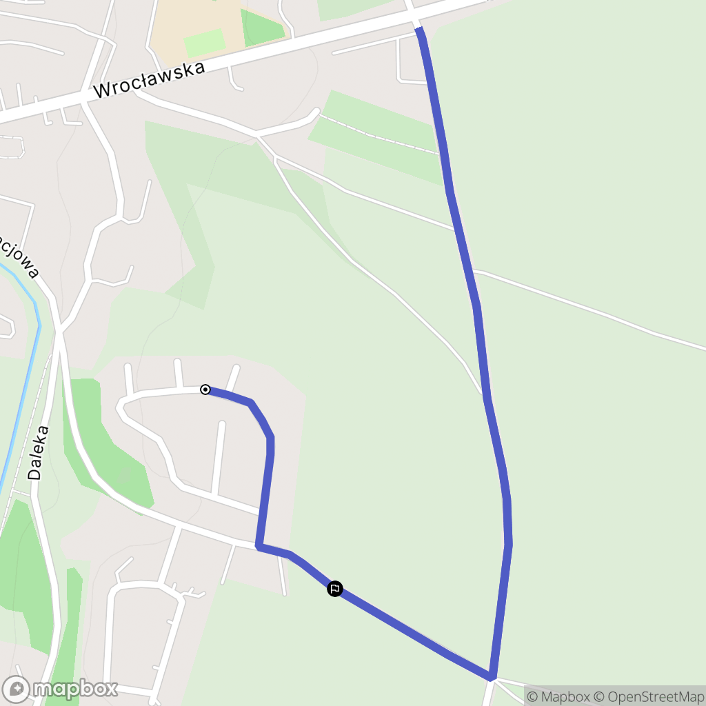Pszenno: mapa trasy - Poland