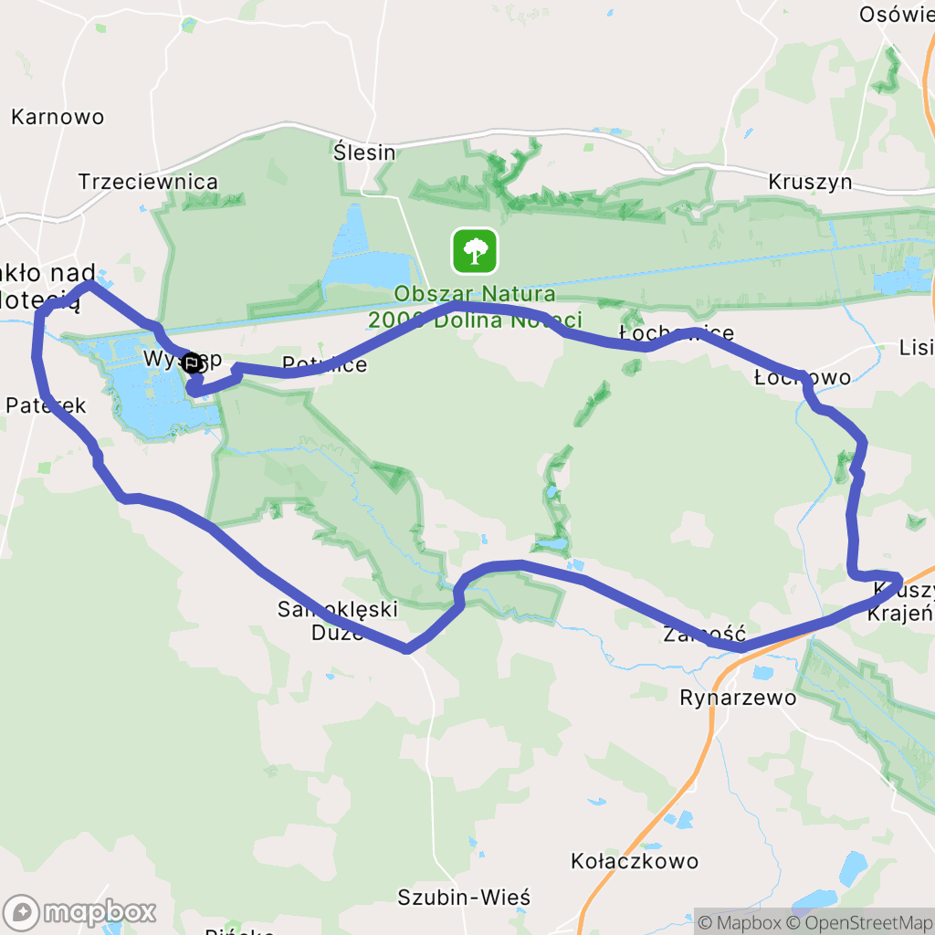 Występ: mapa trasy - Poland