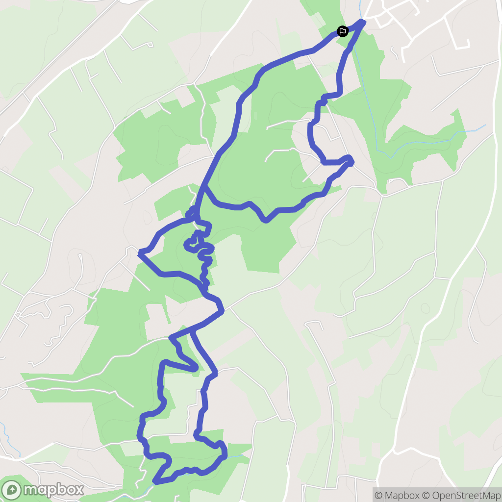 Beauvoisin : carte du parcours de randonnée - France
