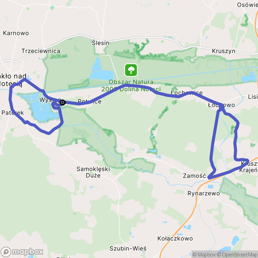 Występ: mapa trasy - Poland