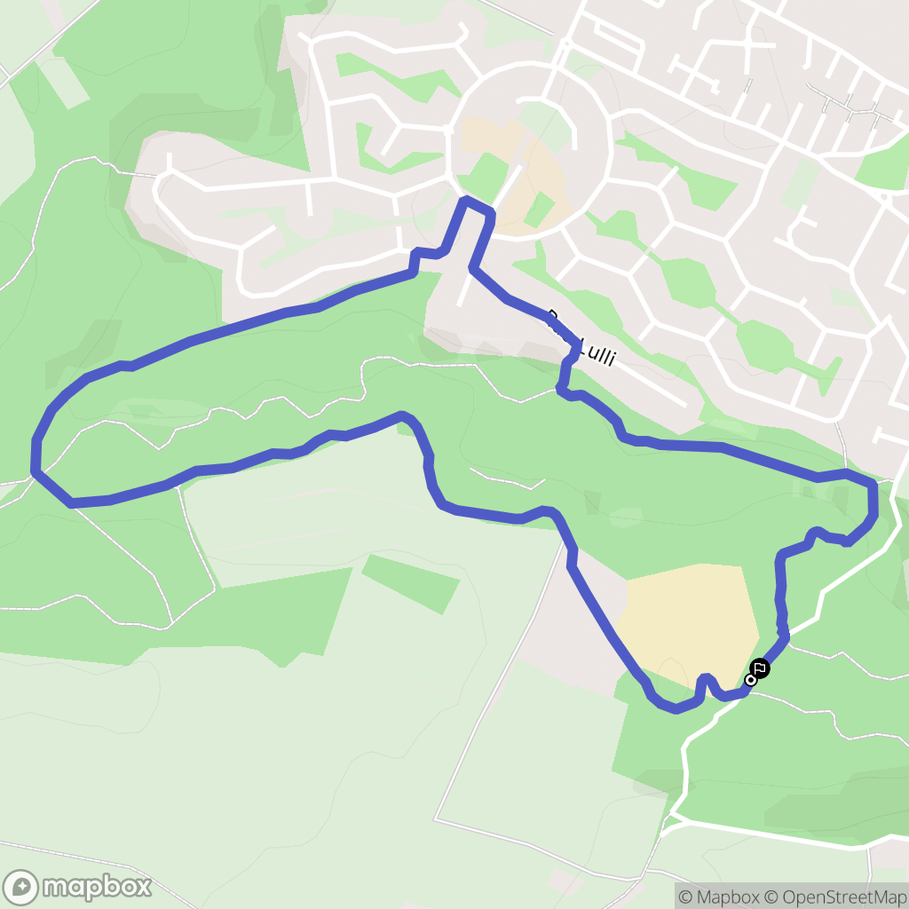 Étréchy : carte du parcours de randonnée - France