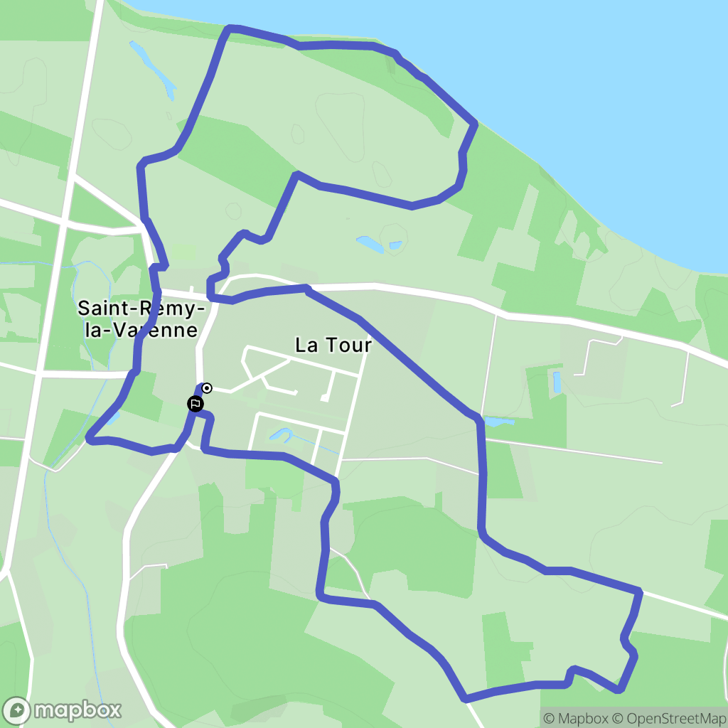 Brissac Loire Aubance : carte du parcours de randonnée - France