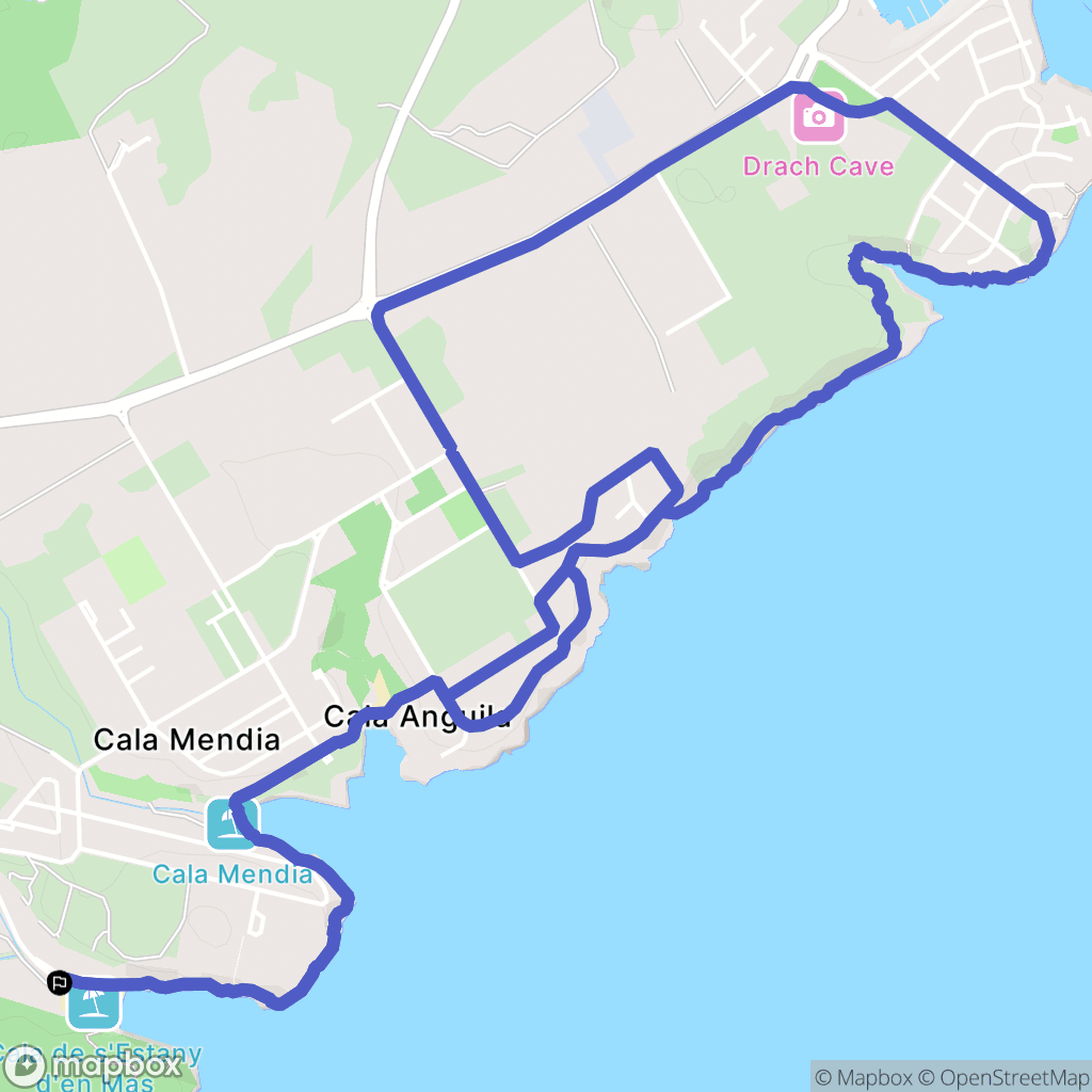 Romàntica : carte du parcours de randonnée - Spain