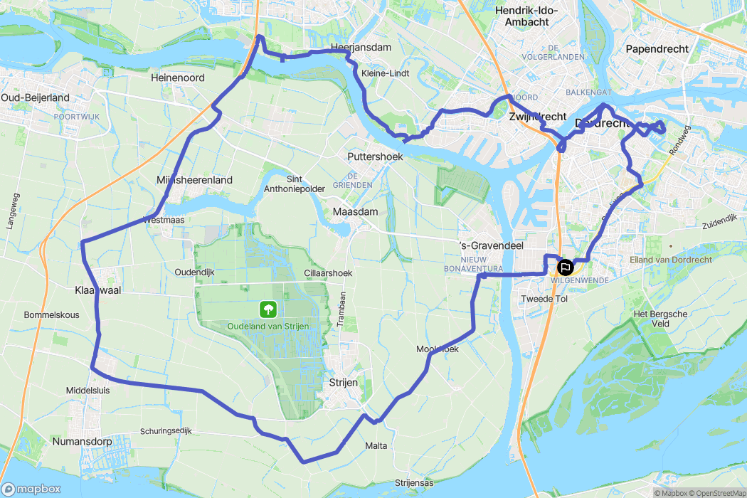 Dordrecht: routekaart voor buitenactiviteiten - Netherlands