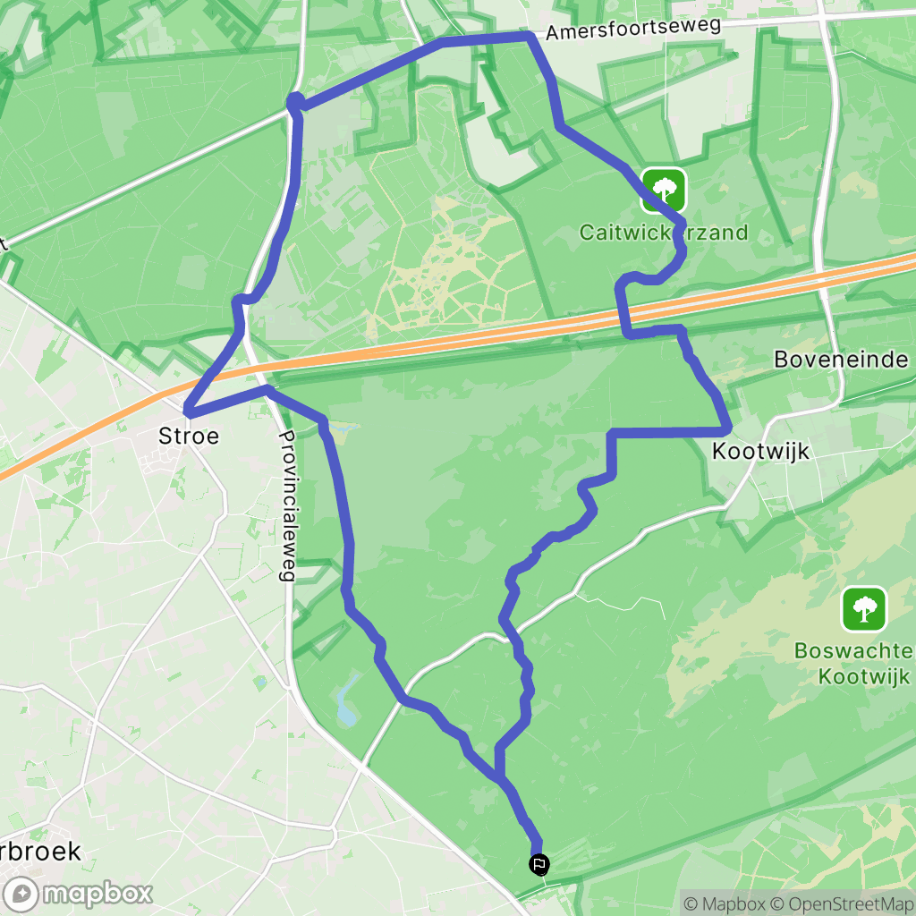 Kootwijk: routekaart voor buitenactiviteiten - Netherlands