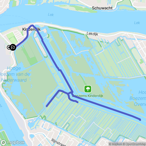 Kinderdijk: routekaart voor buitenactiviteiten - Netherlands