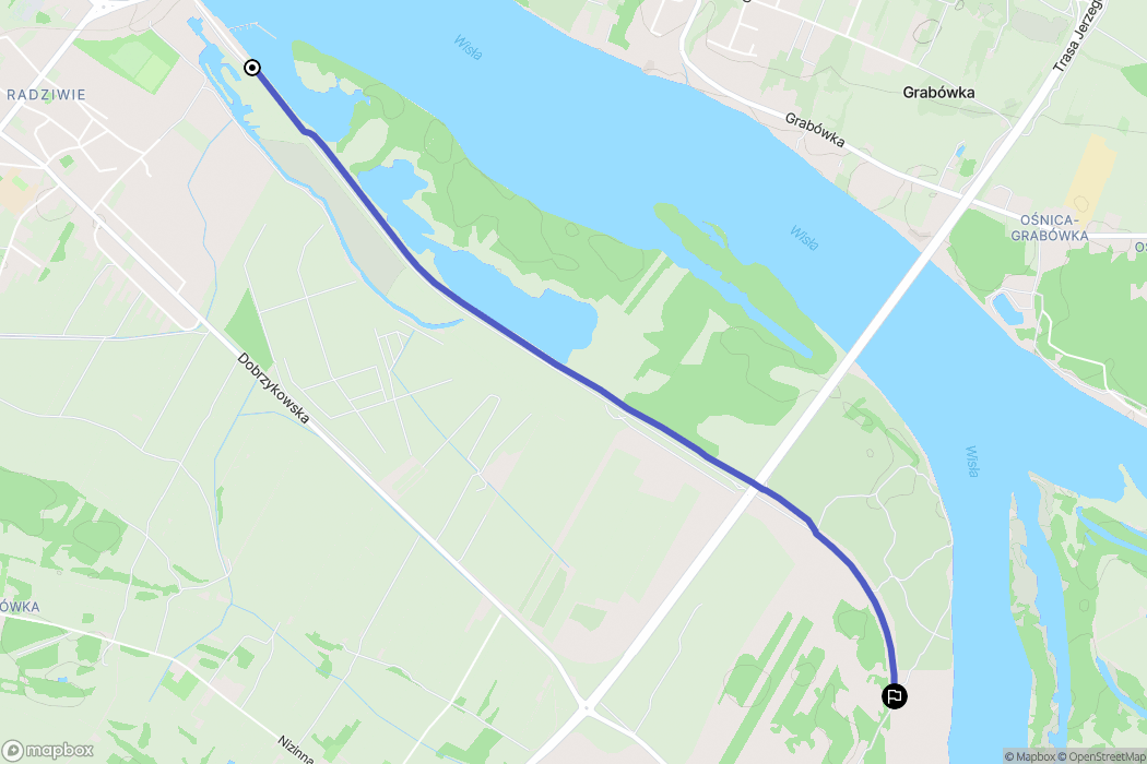 Płock: mapa trasy - Poland