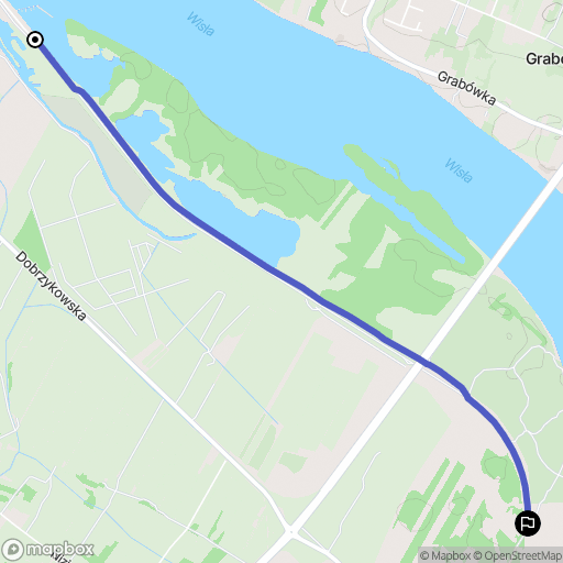 Płock: mapa trasy - Poland