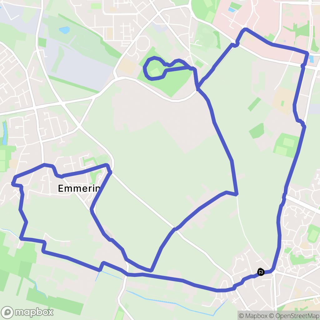 Wattignies : carte du parcours de randonnée - France