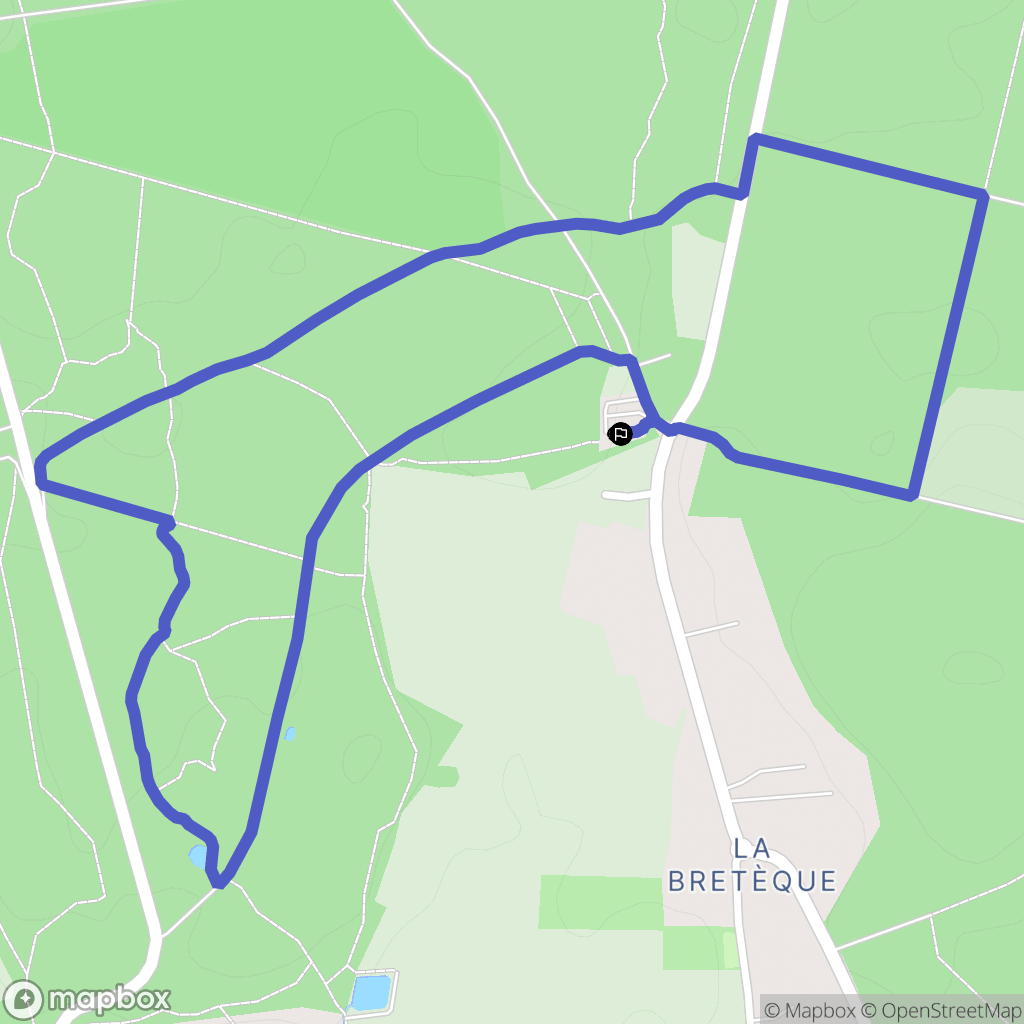 Bois-Guillaume : carte du parcours de randonnée - France