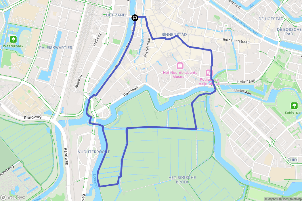 's-Hertogenbosch: routekaart voor buitenactiviteiten - Netherlands