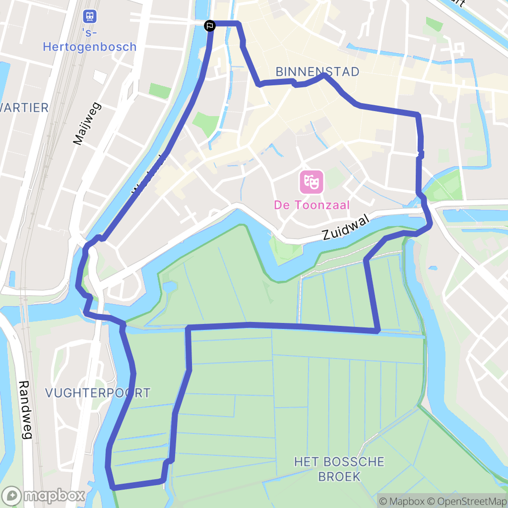 's-Hertogenbosch: routekaart voor buitenactiviteiten - Netherlands