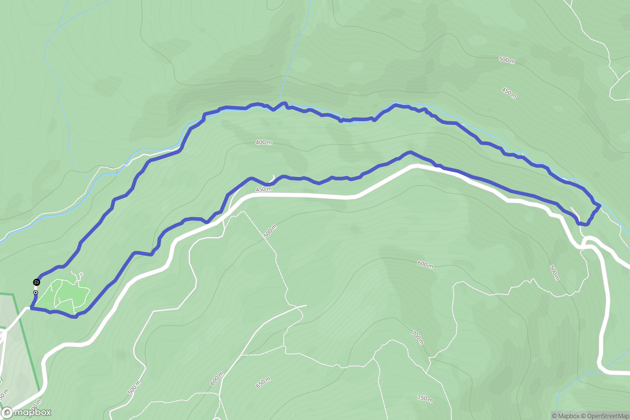 El Bosque : carte du parcours de randonnée - Spain