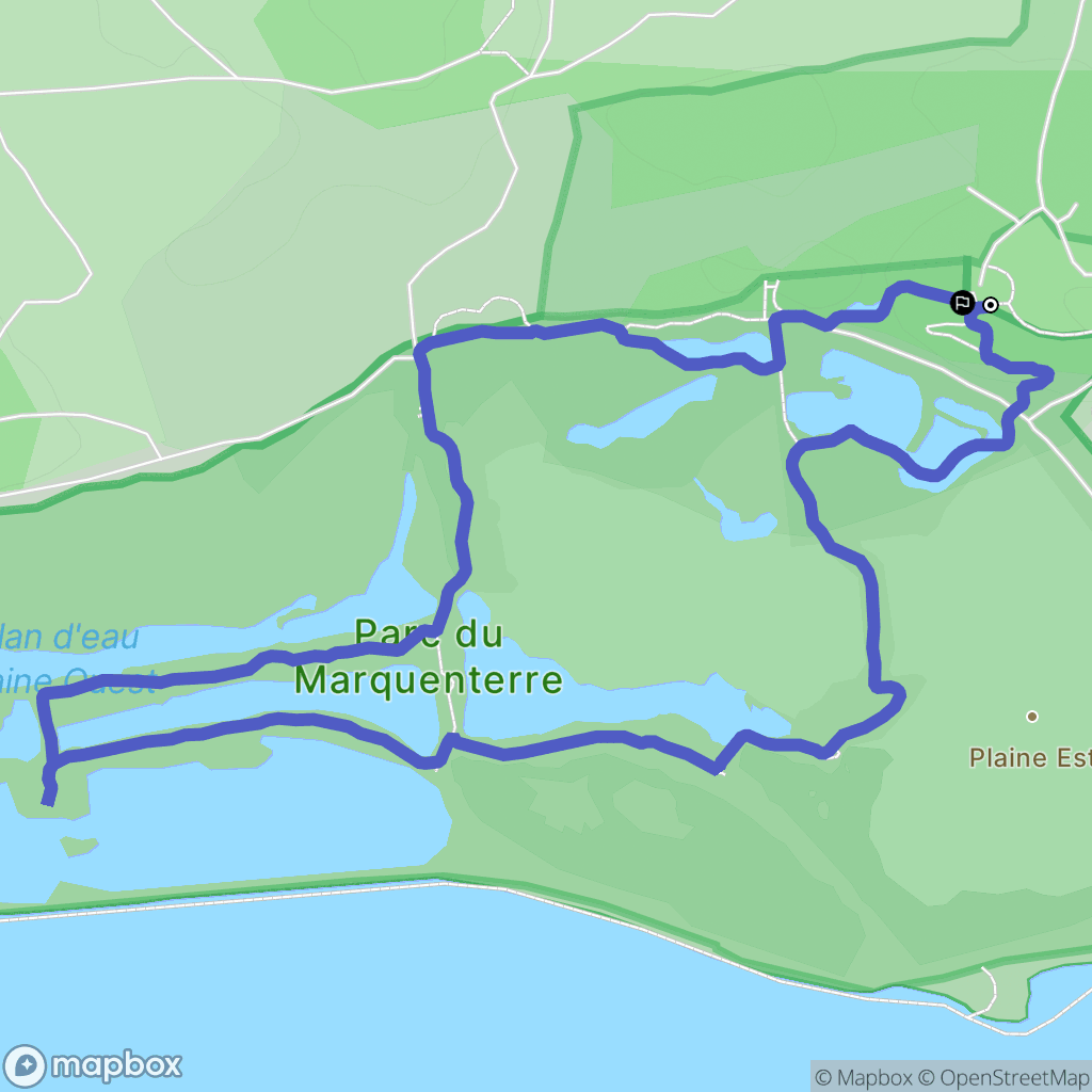 Saint-Quentin-en-Tourmont : carte du parcours de randonnée - France