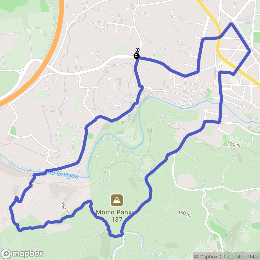 Troset : carte du parcours de randonnée - Spain