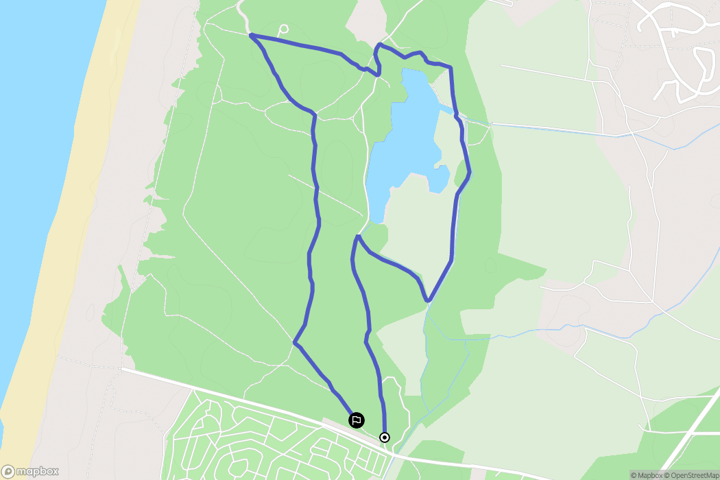 Messanges : carte du parcours de randonnée - France