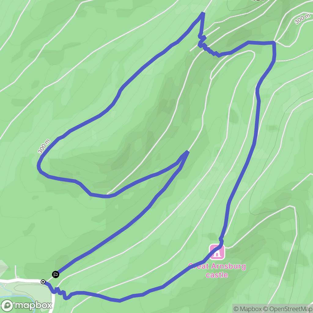 Baerenthal : carte du parcours de randonnée - France