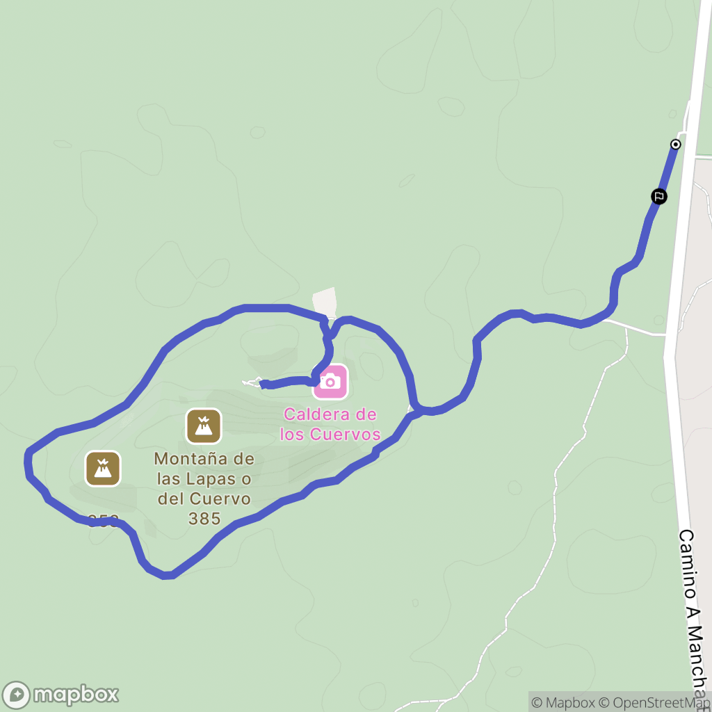 Masdache : carte du parcours de randonnée - Spain