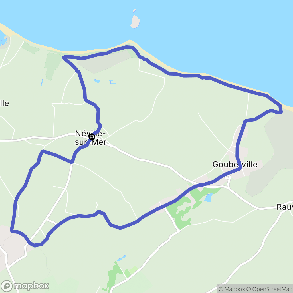 Vicq-sur-Mer : carte du parcours de randonnée - France